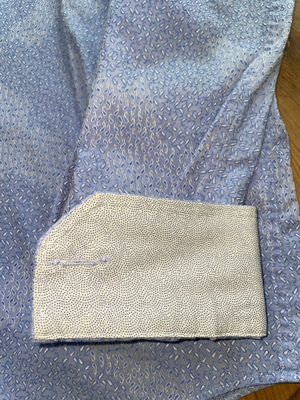 Bugatchi Exclusive Rare Tone on Tone MicroPatterned Men's Shirt Fits like XXL - Picture 4 of 5